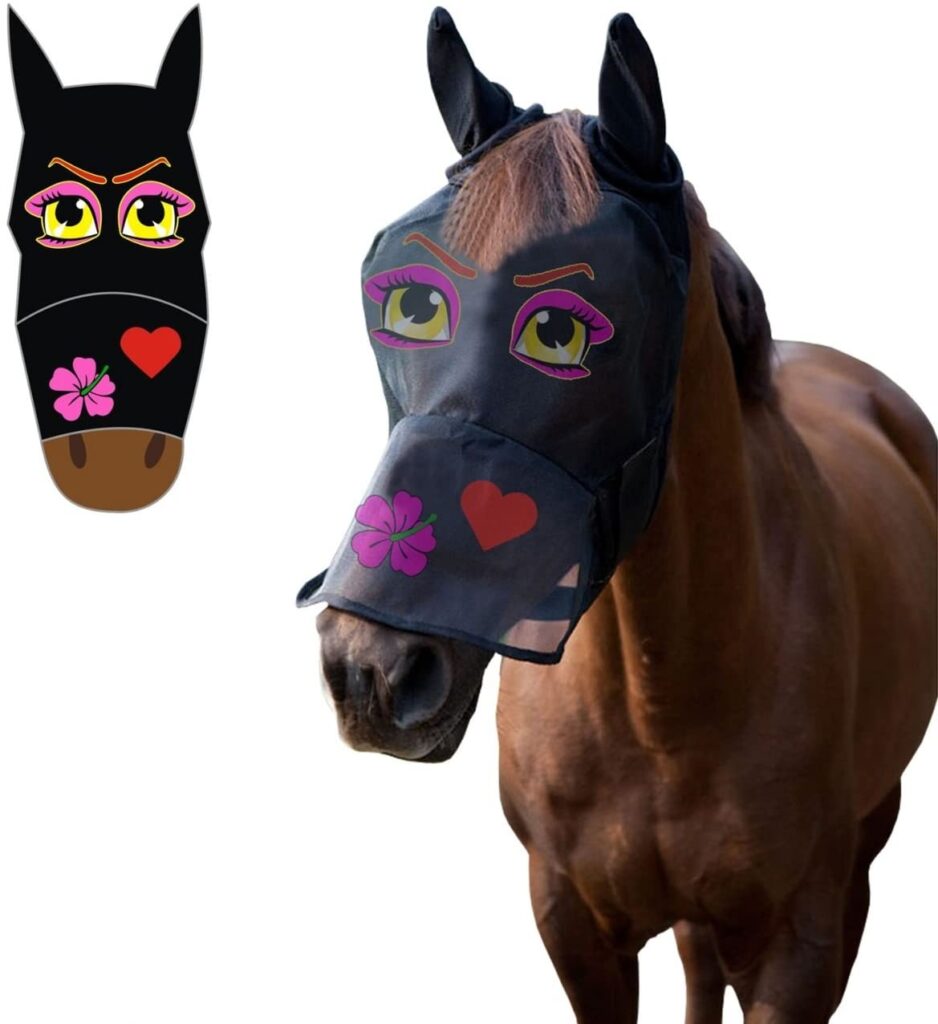 Funny fly masks for horses
